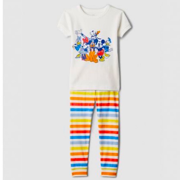 GAP Other - BabyGap Pajama Disney Mickey Mouse 100 Organic Cotton Set 6 12 months girl boy